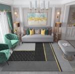 North European Simple Style Household Living Room Floor Carpets 180*250cm