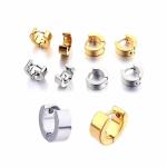 New simple dangle huggie earrings gold plated huggie hoop earrings