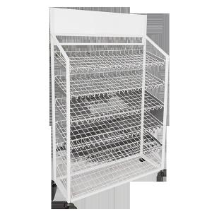 Quality 485mm Depth 1680mm Height Supermarket Display Racks In Various Colors wholesale