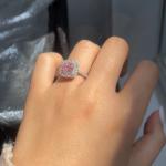 jewelry design Lab Diamond Jewelry Custom-Made Cushion Fancy Diamond Ring