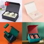 Cardboard 157gsm 2mm Hinged Lid Box , MDF Magnet 10x10 Gift Box With Lid