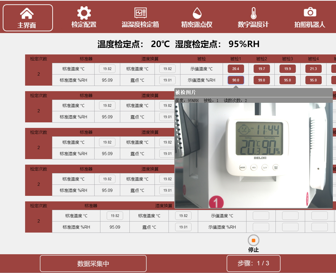 AC220V 50Hz Intelligent Full Automatic Thermohygrometer Calibration Verification System