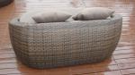 4pcs poly rattan pool furntiure
