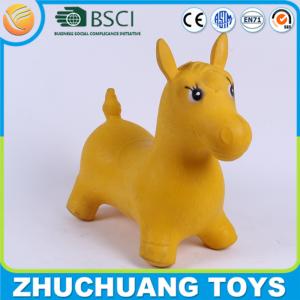 Quality medium size bouncing animal inflatable horse wholesale