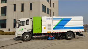 Quality Foton Aoling Chassis Road Sweeping Truck / Vehicle Convenient Operation wholesale