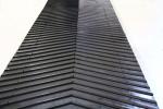 Customization Rubber Conveyor Belt , Rubber Drive Belts Black Color