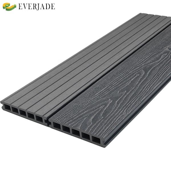 EUROPEAN Style Outdoor Wood Plastic Composite Flooring Double-side 3D Embossing