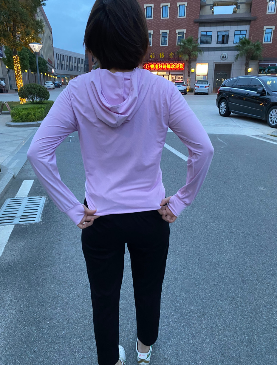 Casual 88% Polyester 4 Way Spandex Ladies Active Jacket For Autumn