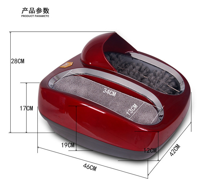 Auto Home Sole Cleaning Machine Brush Roller Shoe Cleaner For Commercial / House