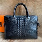 Exotic Real Crocodile Skin Businessmen Briefcase Working Handbag Genuine