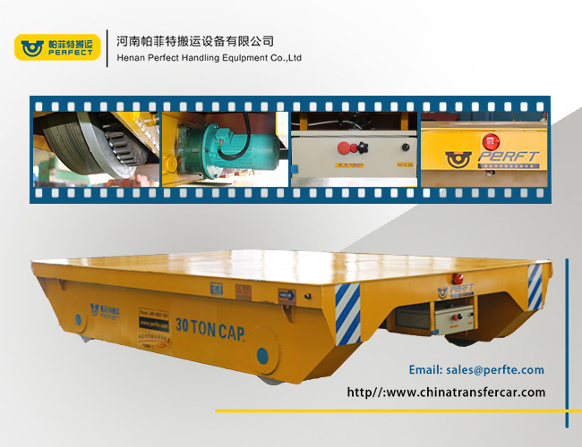Stone Mine Use Heavy Load Electric 1-150t Ladle Transfer Car