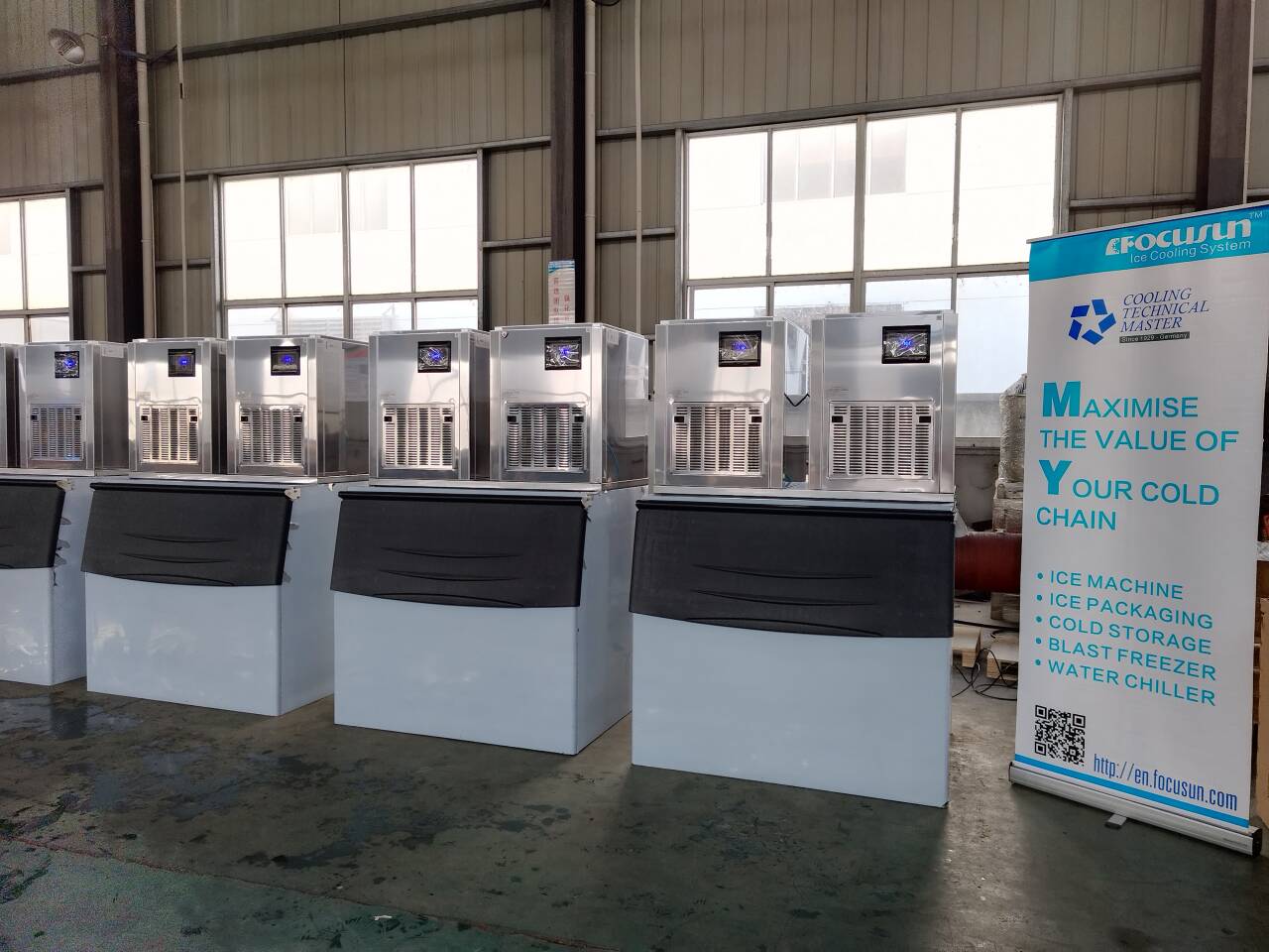 900KG Cube Ice Machine for Party 1227*980*2060 mm Video outgoing-inspection Provided