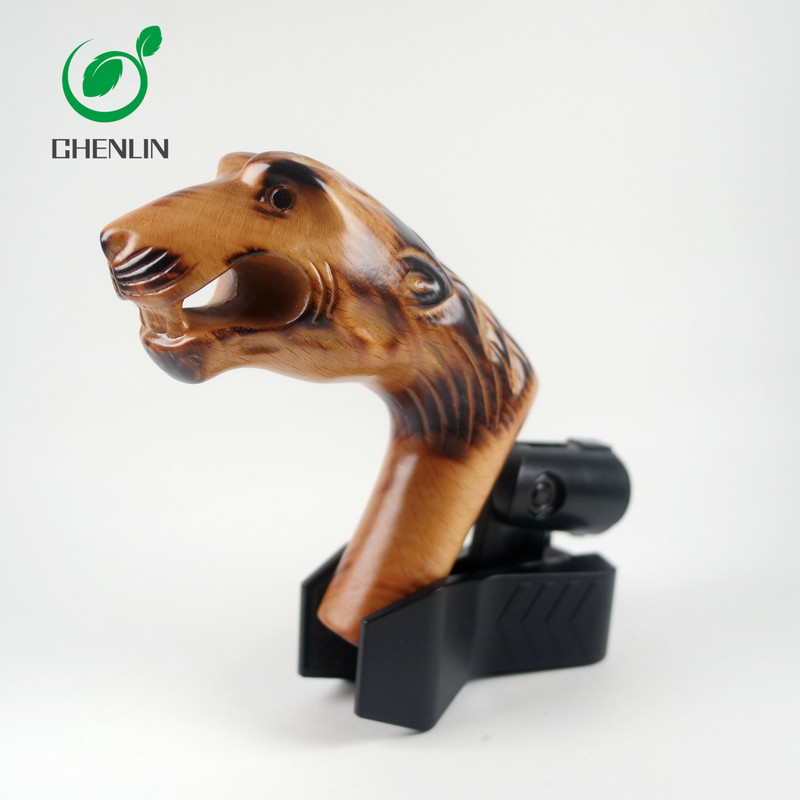 OEM ODM Carving Wooden Umbrella Handle Various Color Windproof