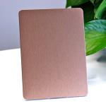 No.4 Brushed Stainless Steel Sheet 304 Grade Corrosion Resistant