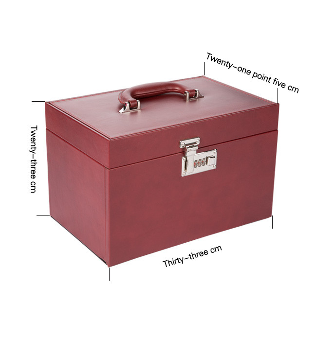 Locked Luxury Bracelet Gift Box , Storage / Travel Jewelry Organizer Case