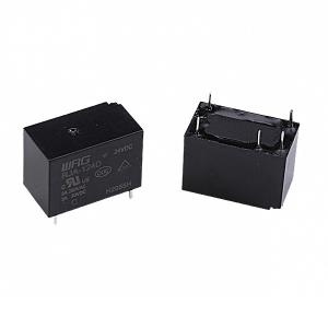 Quality PCB Mount 24V 5 Amp 5 Pin SPDT Relay Power D 4KV Dielectric Withstand wholesale