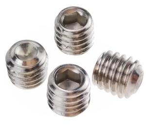 Quality Cup Point Stainless Steel Grub Screw DIN916 M2-20 Zinc Plate Surface wholesale