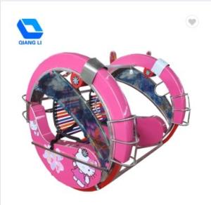 Quality Simple Operation Kids Carnival Rides , Mini Leswing Happy Car Color Customized wholesale