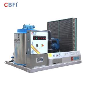 Quality Evaporative Air Water Cooled Ice Machine , High Output Ice Machine Business wholesale