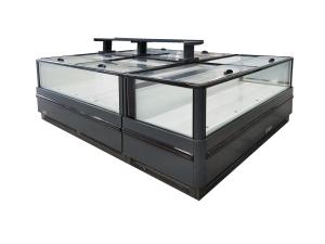 Quality Frost Free Chest Freezer Supplier With Ultra Large Glass Window wholesale