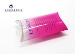 Gifts PET Plastic Pillow Boxes Hang Strip On Top Gradual Pink Appearance 22.8cm