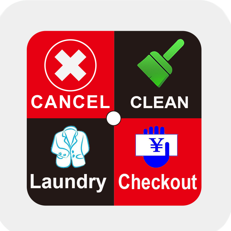 Wireless waterproof calling system POCSAG transmitter for hotel 4 keys push call button