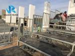 Concert / Gym / Sports Retractable Bleacher Seating , Steel Mobile Bleachers