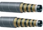 420 bar Cloth Surface 4 Wire Hydraulic Hose ID 3/8 - 2" SAE 100 R15