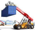 10 Ton Port Reach Lift Truck , Customised Reach Truck Forklift 11420 * 4130 *
