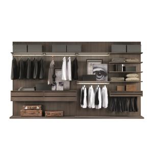 Quality PVC Walk In Wardrobe Closet With Rotating Shoe Rack In Amoires wholesale