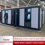Packing mobile room construction site residents movable board room removable
