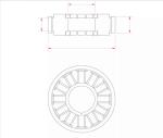 Faradyi Motor Rotor and Stator 12V 238rpm 0.21N.m 4310 Brushless Frameless Motor