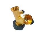 2 Way 3/4'' On Off Brass Y Valve Garden Irrigation Distributor