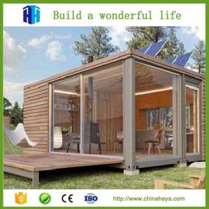 Quality 2 Bedroom prefabricated steel frame container house plans modular wood homes wholesale