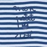 Custom Summer 100% cotton embroidered Stripe Solid Print knitted newborn baby