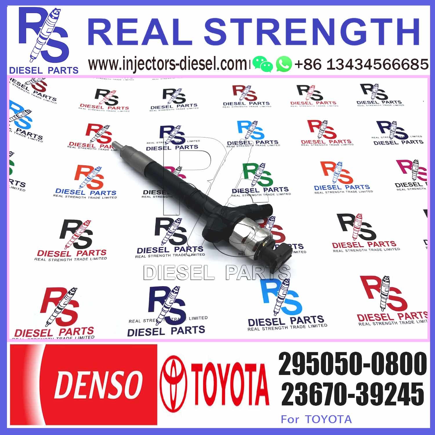 original injector 295050-0810 for 23670-09380 23670-0L110 replace 295050-0800