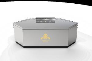 Quality Hotel/Restaurant Teppanyaki Grill Table with Customizable Smoke Exhaust and Front Air Supply System wholesale