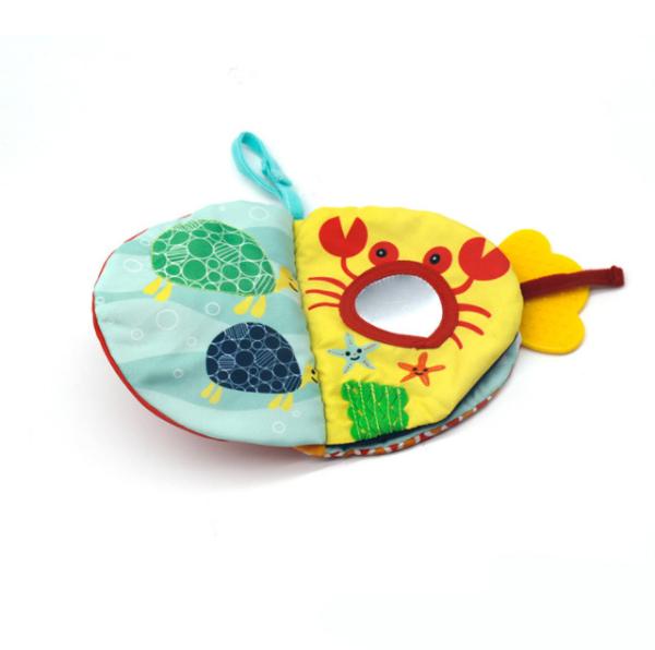 Puzzle baby cloth book doll fish cloth book early education washable cartoon
