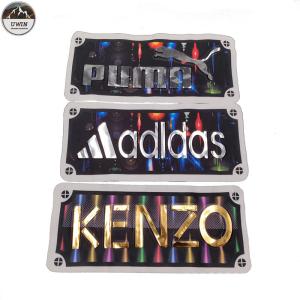 Quality 3D Brand Logo Custom Leather Patches , Custom Name Patches For Handbag / Hoodie wholesale