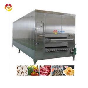 Quality 13800*3200*2500mm Iqf Tunnel Freezing Machine for Frozen Vegetables Fruit Shrimp wholesale