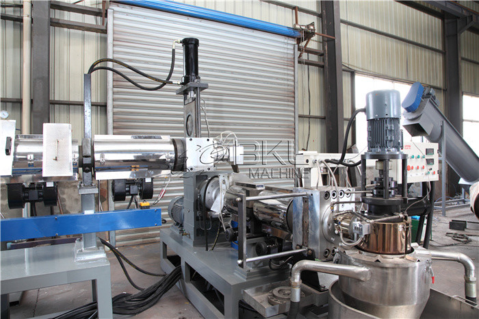 LDPE HDPE Pelletizing Machine 132KW Single Screw Extruder Machine
