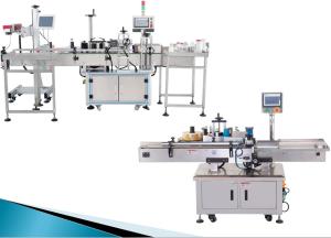 China Two Sides  0.8Mpa Vertical Round Bottle Labeling Machine on sale