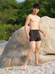 Quality waterproof swimming brief shorts men swimsuit male swimsuit XXXL quick