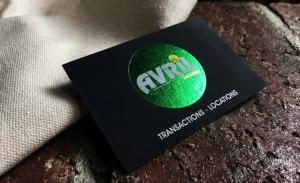 Quality Foil Stamped Velvet Touch Business Cards , Custom Printable Business Cards wholesale