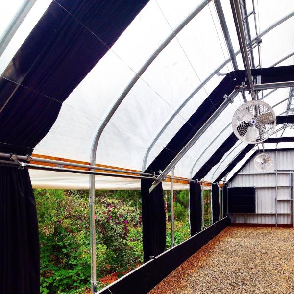 Vegetable Fruits Flowers Agricultural Light Deprivation Greenhouse with Plastic