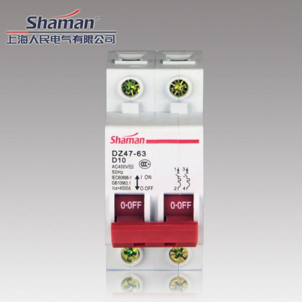 High quality good price DZ47-63D-2P-10A Mini circuit breaker,murray circuit
