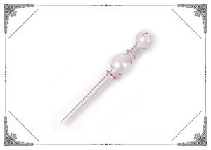 Quality Mini Pink Burning Tube Pyrex Glass Oil Burner for Smoking Water Bong wholesale