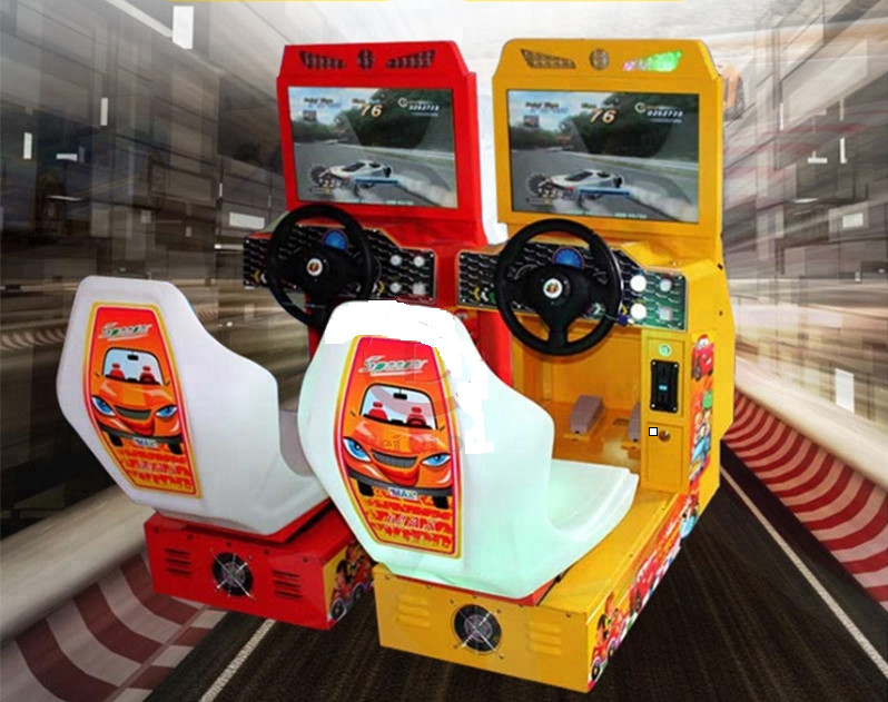 Mini 22 Lcd Driving Simulator Arcade Machine For Kids In Kindergarten
