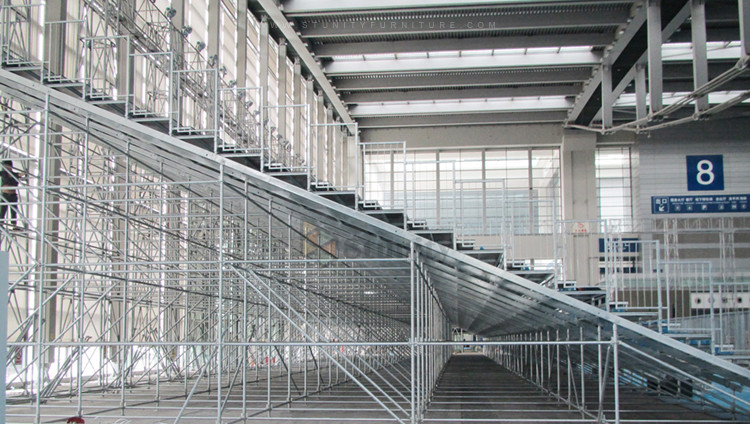 Customized Aluminum Temporary Spectator Stands For Outdoor