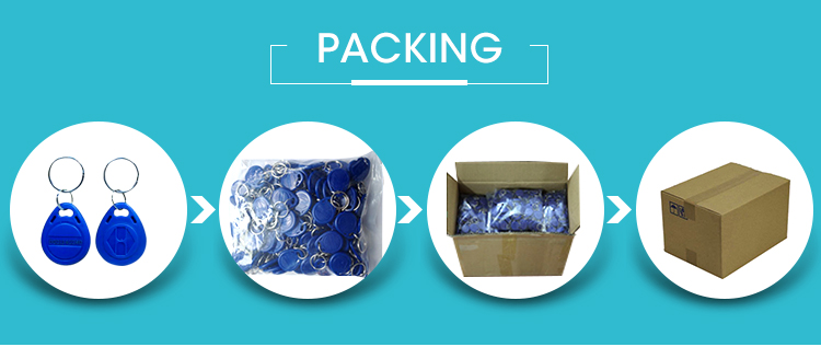 ABS Leather Writable 125khz RFID Tag , EM4305 RFID Tag With Chip